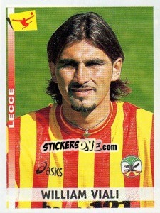 Sticker William Viali - Calciatori 2000-2001 n. 204 - Panini