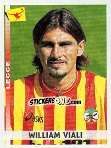 Sticker William Viali - Calciatori 2000-2001 - Panini