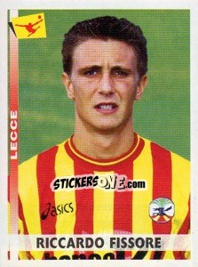 Sticker Riccardo Fissore - Calciatori 2000-2001 n. 205 - Panini