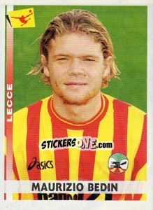 Sticker Maurizio Bedin - Calciatori 2000-2001 - Panini