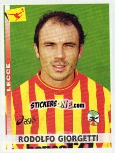 Sticker Rodolfo Giorgetti - Calciatori 2000-2001 n. 211 - Panini
