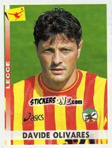 Sticker Davide Olivares - Calciatori 2000-2001 n. 212 - Panini