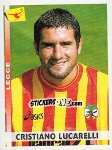Sticker Cristiano Lucarelli - Calciatori 2000-2001 n. 213 - Panini