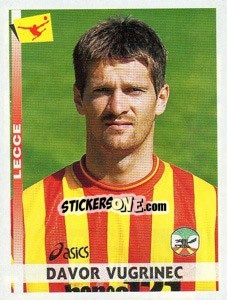 Sticker Davor Vugrinec - Calciatori 2000-2001 n. 214 - Panini