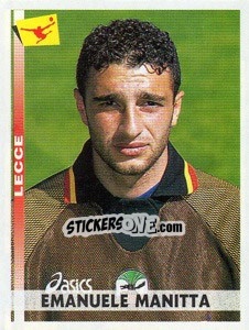 Sticker Emanuele Manitta - Calciatori 2000-2001 - Panini