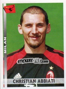 Sticker Christian Abbiati - Calciatori 2000-2001 n. 221 - Panini