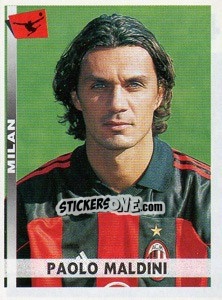 Sticker Paolo Maldini - Calciatori 2000-2001 n. 224 - Panini