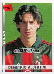 Sticker Demetrio Albertini - Calciatori 2000-2001 n. 229 - Panini