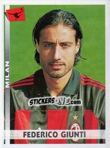 Sticker Federico Giunti - Calciatori 2000-2001 - Panini