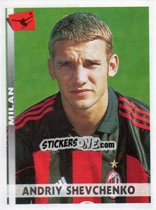 Sticker Andriy Shevchenko - Calciatori 2000-2001 n. 239 - Panini