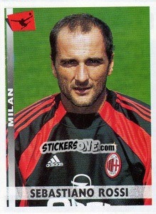 Sticker Sebastiano Rossi - Calciatori 2000-2001 n. 240 - Panini
