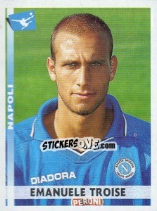 Sticker Emanuele Troise - Calciatori 2000-2001 - Panini