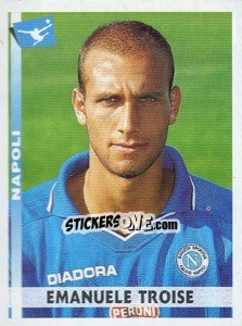 Figurina Emanuele Troise - Calciatori 2000-2001 - Panini