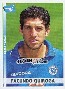 Sticker Facundo Quiroga - Calciatori 2000-2001 - Panini