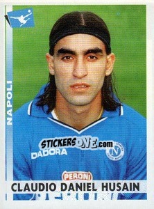 Sticker Claudio Daniel Husain - Calciatori 2000-2001 n. 253 - Panini