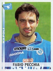 Sticker Fabio Pecchia - Calciatori 2000-2001 n. 257 - Panini
