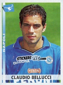 Sticker Claudio Bellucci - Calciatori 2000-2001 n. 263 - Panini