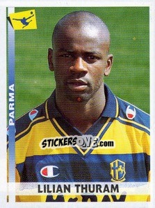 Sticker Lilian Thuram - Calciatori 2000-2001 n. 271 - Panini