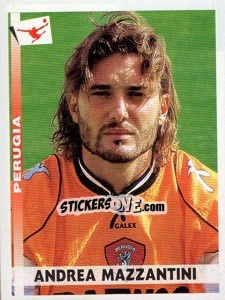 Sticker Andrea Mazzantini - Calciatori 2000-2001 - Panini