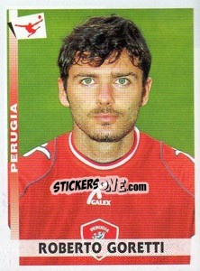 Sticker Roberto Goretti - Calciatori 2000-2001 n. 302 - Panini