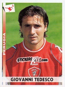 Sticker Giovanni Tedesco - Calciatori 2000-2001 n. 303 - Panini