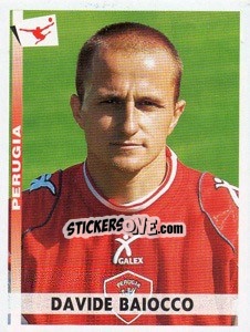 Sticker Davide Baiocco - Calciatori 2000-2001 n. 304 - Panini