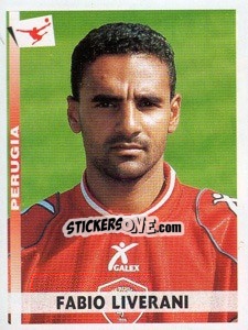 Sticker Fabio Liverani - Calciatori 2000-2001 n. 305 - Panini