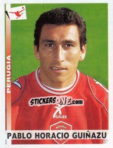 Cromo Pablo Horacio Guiñazu - Calciatori 2000-2001 - Panini