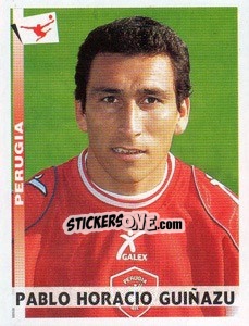 Figurina Pablo Horacio Guiñazu - Calciatori 2000-2001 - Panini