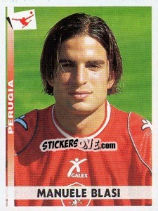 Sticker Manuele Blasi - Calciatori 2000-2001 n. 308 - Panini