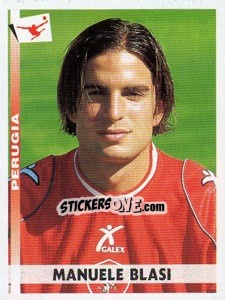 Sticker Manuele Blasi - Calciatori 2000-2001 - Panini