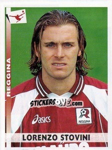 Sticker Lorenzo Stovini - Calciatori 2000-2001 n. 320 - Panini