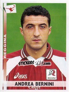 Figurina Andrea Bernini - Calciatori 2000-2001 - Panini