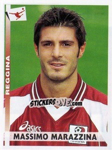 Sticker Massimo Marazzina - Calciatori 2000-2001 - Panini