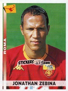 Sticker Jonathan Zebina - Calciatori 2000-2001 n. 342 - Panini
