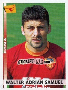 Figurina Walter Adrian Samuel - Calciatori 2000-2001 - Panini