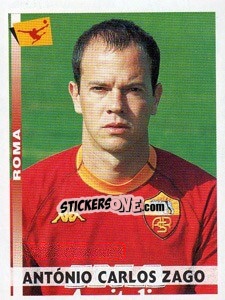 Sticker António Carlos Zago - Calciatori 2000-2001 n. 344 - Panini