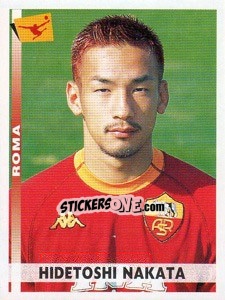 Sticker Hidetoshi Nakata - Calciatori 2000-2001 n. 349 - Panini