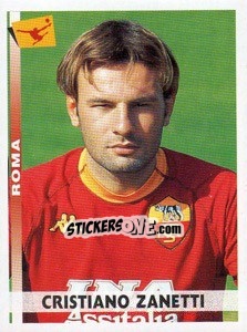 Cromo Cristiano Zanetti - Calciatori 2000-2001 n. 351 - Panini