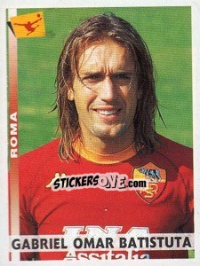 Sticker Gabriel Omar Batistuta - Calciatori 2000-2001 - Panini