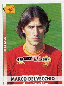 Figurina Marco Delvecchio - Calciatori 2000-2001 - Panini