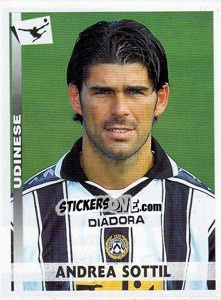 Sticker Andrea Sottil - Calciatori 2000-2001 - Panini