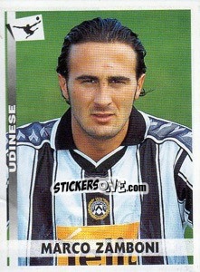 Sticker Marco Zamboni - Calciatori 2000-2001 n. 369 - Panini