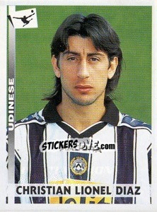 Sticker Christian Lionel Diaz - Calciatori 2000-2001 - Panini
