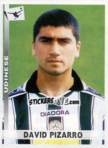 Sticker David Pizarro - Calciatori 2000-2001 n. 378 - Panini