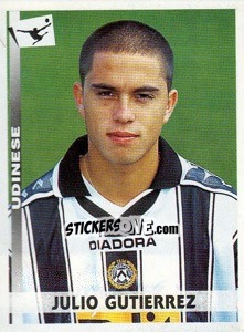 Cromo Julio Gutierrez - Calciatori 2000-2001 - Panini