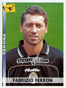 Sticker Fabrizio Ferron - Calciatori 2000-2001 n. 389 - Panini