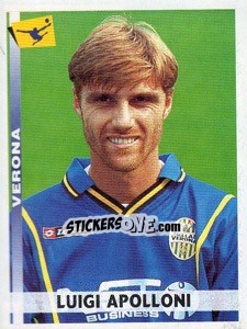 Sticker Luigi Apolloni - Calciatori 2000-2001 n. 393 - Panini