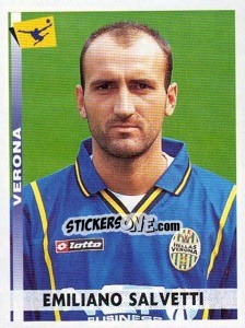 Sticker Emiliano Salvetti - Calciatori 2000-2001 n. 396 - Panini
