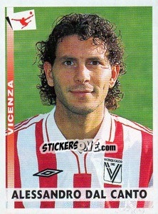 Sticker Alessandro dal Canto - Calciatori 2000-2001 n. 418 - Panini
